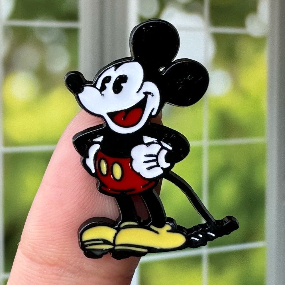 Vintage Mickey Mouse Enamel Pin/ Brooch Lapel